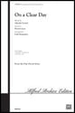 On a Clear Day SSA choral sheet music cover